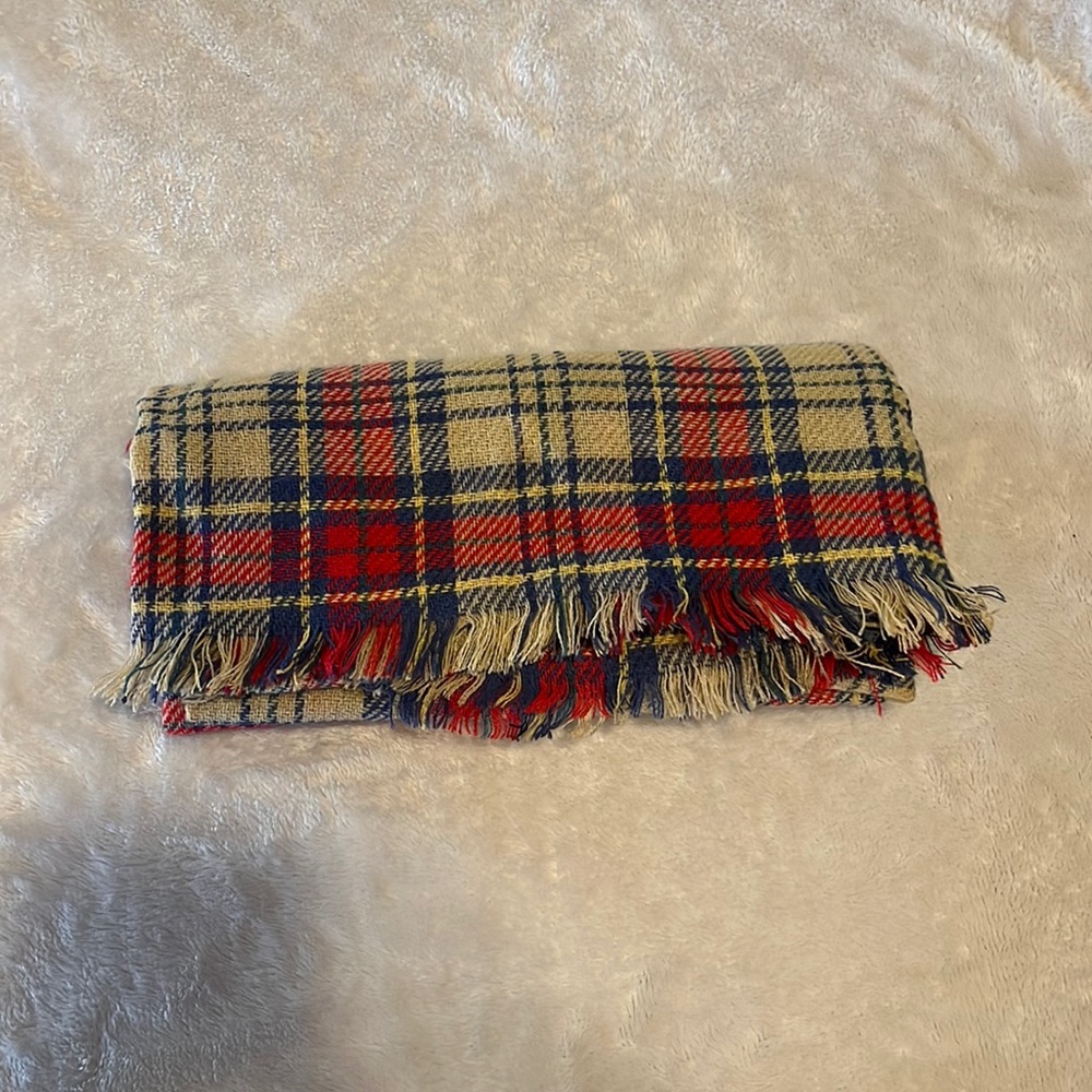 Plaid scarf🧣